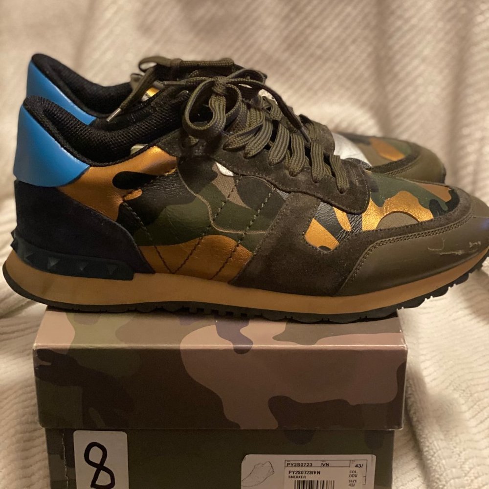 Valentino Rock Stud Sneakers